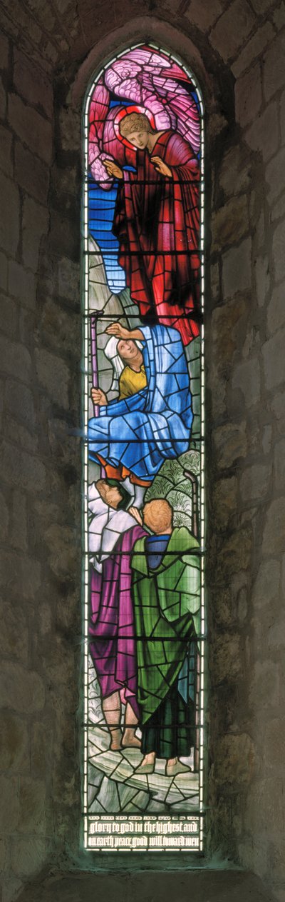 Anunciação aos pastores, 1890 de Edward Burne Jones